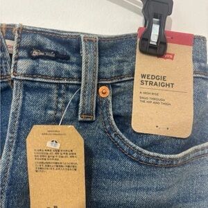 Levi's Blue Straight Leg Jeans